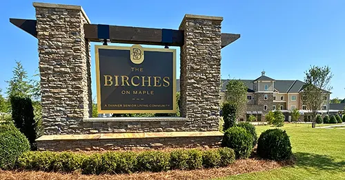 The Birches on Maple Entrance