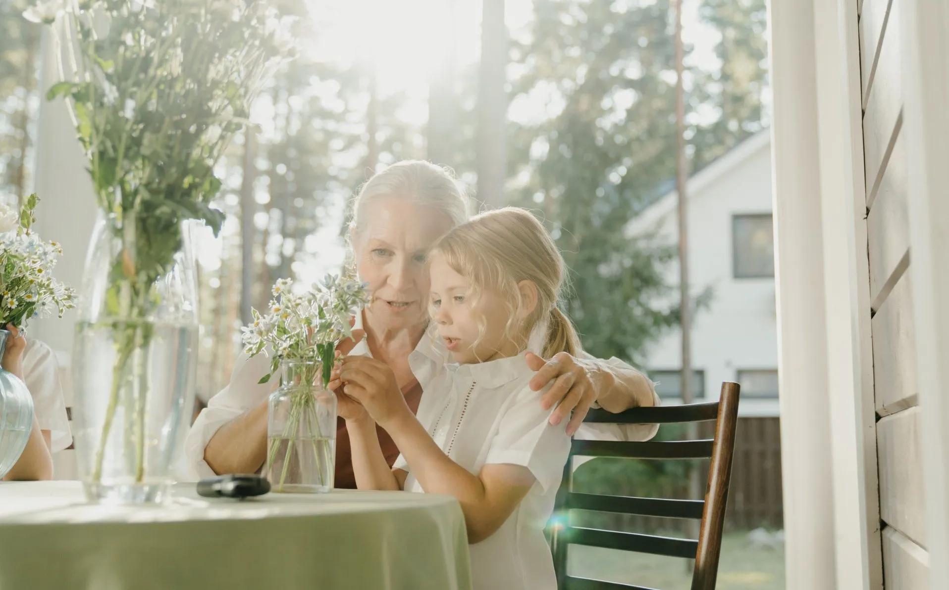 The Birches on Maple - Grandparents Holding Their Grandchildren